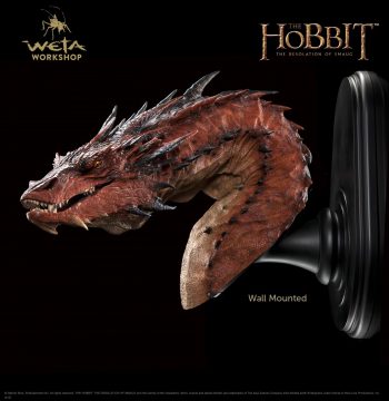 WETA ~ The Hobbit: The Desolation of Smaug : Smaug the Terrible - Bust Edition - Image 4